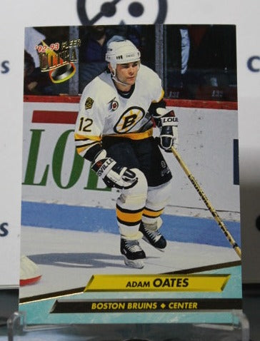 1992-93 FLEER ULTRA ADAM OATES # 8 BOSTON BRUINS NHL HOCKEY CARD