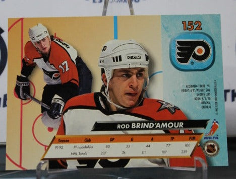 1992-93 FLEER ULTRA ROB BRIND'AMOUR # 152 PHILADELPHIA FLYERS NHL HOCKEY CARD