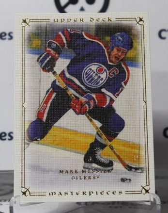 MARK MESSIER # 84 UPPER DECK MASTERPIECES 2008-09 EDMONTON OILERS NHL HOCKEY TRADING CARD
