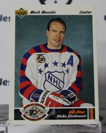 MARK MESSIER #620 UPPER DECK 1991-92 NEW YORK RANGERS NHL HOCKEY TRADING CARD