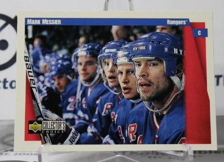 MARK MESSIER # 168 UPPER DECK 1997-98 NEW YORK RANGERS NHL HOCKEY TRADING CARD