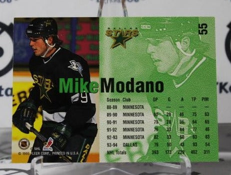 MIKE MODANO # 44 FLEER 1994-95 DALLAS STARS NHL HOCKEY TRADING CARD
