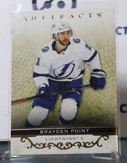 2021-22 UPPER DECK ARTIFACTS BRAYDEN POINT # 86 ROSE GOLD TAMPA BAY LIGHTNING HOCKEY CARD