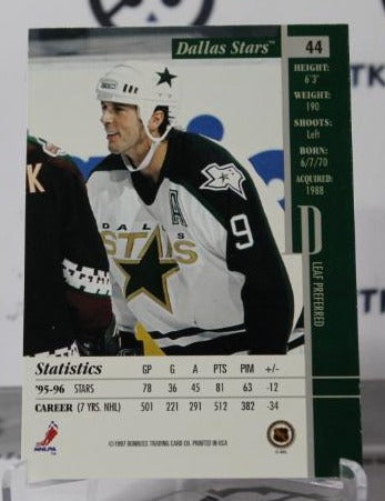 MIKE MODANO # 44 DONRUSS 1997-98 DALLAS STARS NHL HOCKEY TRADING CARD