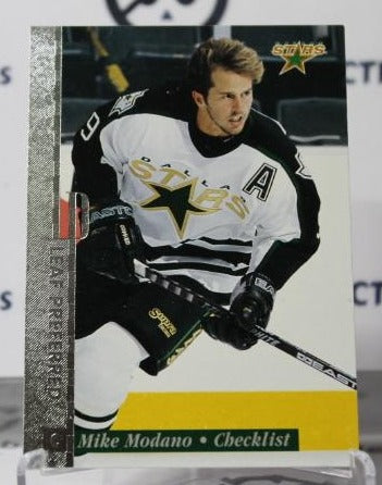 MIKE MODANO # 150 DONRUSS CHECKLIST 1997-98 DALLAS STARS NHL HOCKEY TRADING CARD