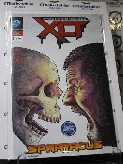 XTREME CHAMPION TOURNAMENT # 0 SPARTACUS PERMIAN BASIN COMIC CON LTD 500 COMIC BOOK 2016