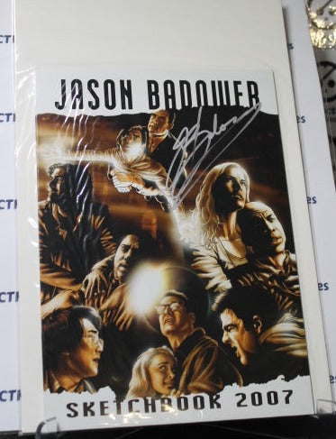 HEROES TV SERIES ARTIST JASON BADOWER. SIGNED SKETCH BOOK 2007