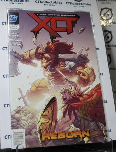 XTREME CHAMPION TOURNAMENT # 1 REBORN SIGNED VARIANT COMIC BOOK 2016