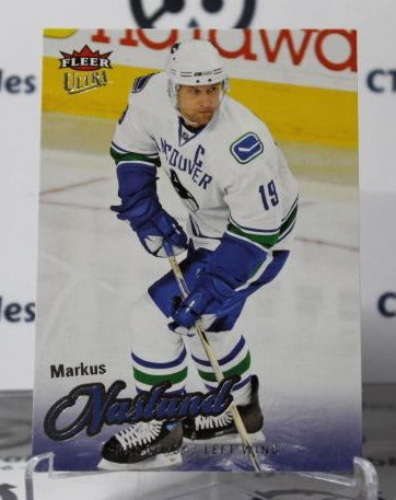 MARKUS NASLUND # 56 FLEER ULTRA 2008-09 VANCOUVER CANUCKS NHL HOCKEY TRADING CARD