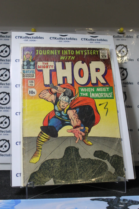 JOURNEY INTO MYSTERY WITH THE MIGHTY THOR THOR # 125 MARVEL COMIC BOOK 1966