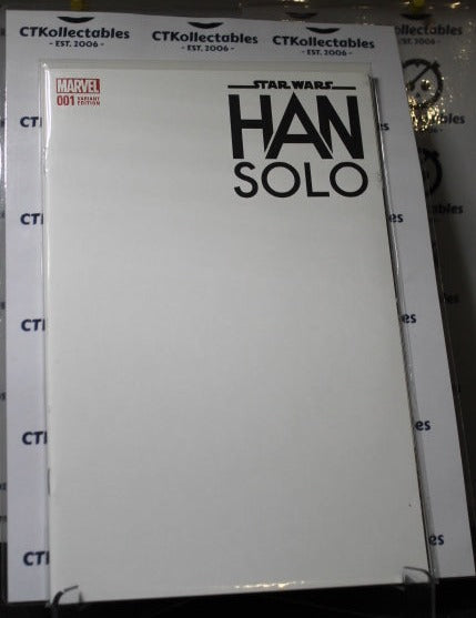 STAR WARS HAN SOLO # 001 SKETCH COVER MARVEL COMIC BOOK 2018