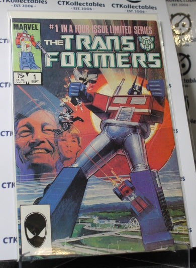 TRANSFORMERS # 1 LIMITED SERIES MARVEL COMIC BOOK 1984