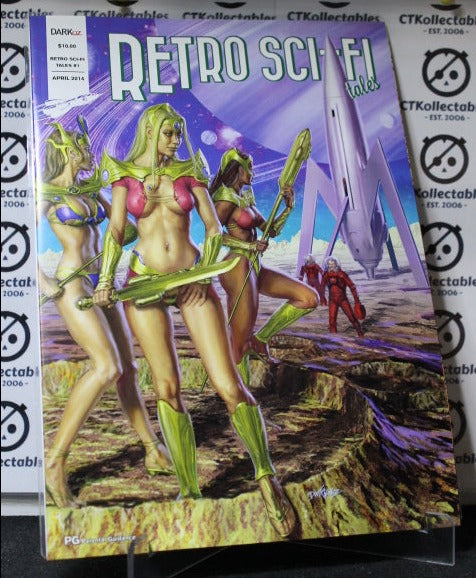 DARK OZ RETRO SCI-FI TALES # 1 MAGAZINE SIZE 2ND PRINTING HORROR COMIC BOOK MATURE READERS 2014