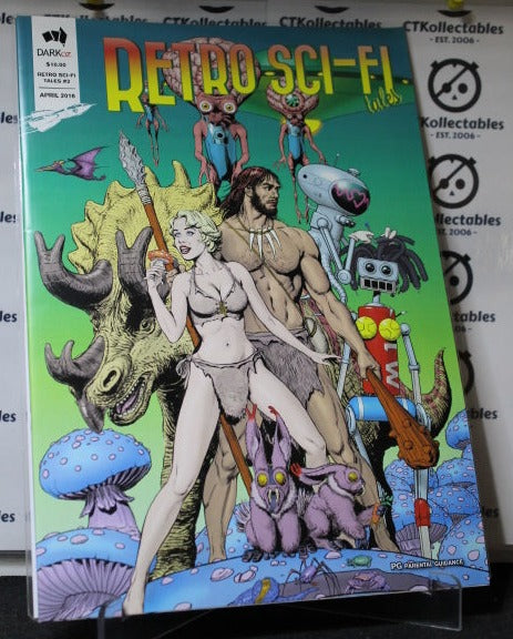 DARK OZ RETRO SCI-FI TALES # 3 MAGAZINE SIZE 2ND PRINTING HORROR COMIC BOOK MATURE READERS 2016