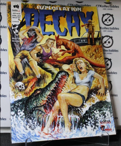 DARK OZ DECAY # 21 VARIANT MAGAZINE SIZE HORROR COMIC BOOK MATURE READERS 2016