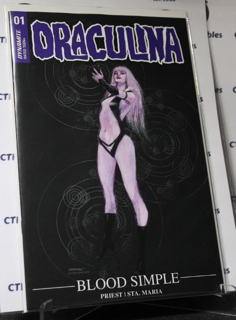 DRACULINA # 1 BLOOD SIMPLE   HOMAGE VAMPIRELLA VARIANT COVER DYNAMITE COMICS 2023