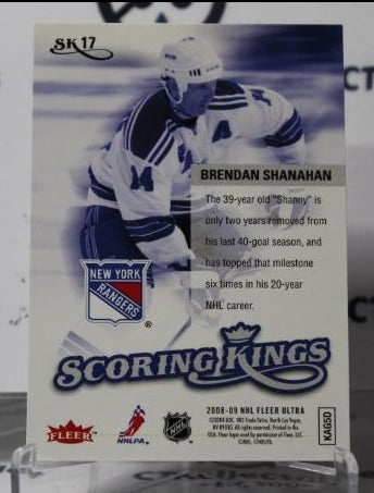 BRENDAN SHANAHAN # SK17 SCORING KINGS FLEER ULTRA 2007-08 NEW YORK RANGERS NHL HOCKEY TRADING CARD