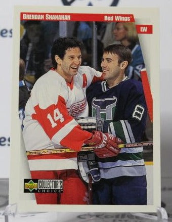 BRENDAN SHANAHAN # 76 UPPER DECK 1997-98 DETROIT RED WINGS NHL HOCKEY TRADING CARD