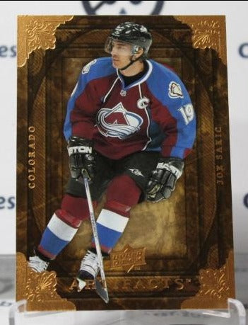 JOE SAKIC # 74 UPPER DECK ARTIFACTS 2008-09 COLORADO AVALANCHE NHL HOCKEY TRADING CARD