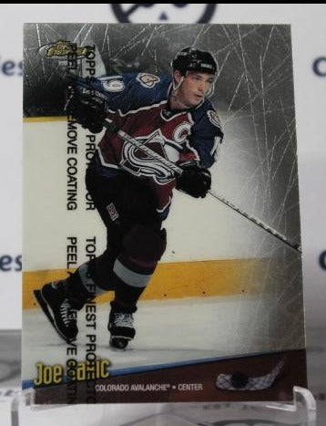 JOE SAKIC # 91 TOPPS FINEST 1998-99 COLORADO AVALANCHE NHL HOCKEY TRADING CARD