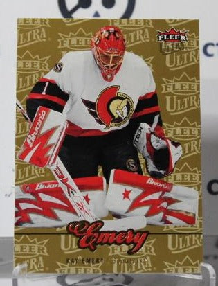 2007-08 FLEER ULTRA RAY EMERY # 63 OTTAWA SENATORS NHL HOCKEY GOALTENDER CARD
