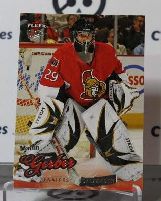 MARTIN GERBER # 66 FLEER ULTRA 2008-09 HOCKEY NHL GOALTENDER OTTAWA SENATORS CARD