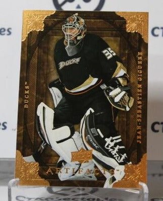 JEAN-SEBASTIEN GIGUERE # 98 UPPER DECK ARTIFACTS 2008-09 HOCKEY NHL GOALTENDER ANAHEIM DUCKS CARD