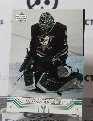 JEAN-SEBASTIEN GIGUERE # 5 UPPER DECK 2001-02 HOCKEY NHL GOALTENDER ANAHEIM DUCKS CARD