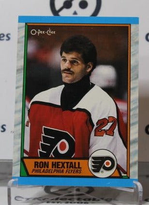 RON HEXTALL # 155 O-PEE CHEE 1989-90 HOCKEY GOALTENDER PHILADELPHIA FLYERS CARD
