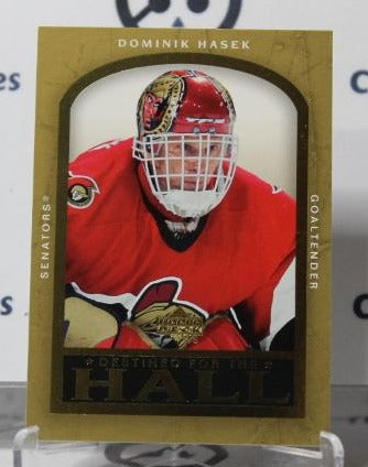 DOMINIK HASEK # DH4 UPPER DECK 2005-06 HOCKEY NHL GOALTENDER OTTAWA SENATORS CARD