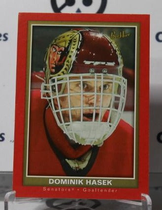DOMINIK HASEK # 60 BEE HIVE UPPER DECK 2005-06 HOCKEY NHL GOALTENDER OTTAWA SENATORS CARD