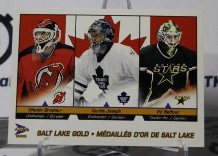CURTIS JOSEPH # 1 PACIFIC McDONALD'S 2002-03 HOCKEY NHL GOALTENDER TORONTO MAPLE LEAF CARD