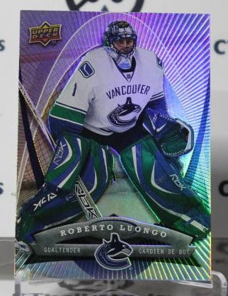 ROBERTO LUONGO # 48 UPPER DECK McDonald's 2008-09 HOCKEY GOALTENDER VANCOUVER CANUCKS CARD