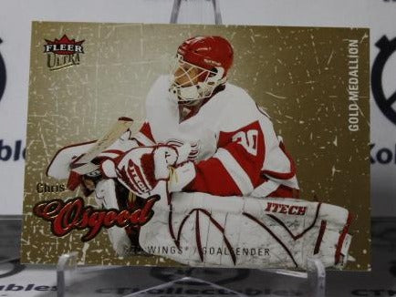 CHRIS OSGOOD # 146 FLEER ULTRA 2008-09 HOCKEY NHL GOALTENDER DETROIT RED WINGS CARD
