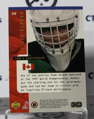 LESLEY REDDON # 278 RC UPPER DECK 1997-98 HOCKEY GOALTENDER TEAM CANADA CARD