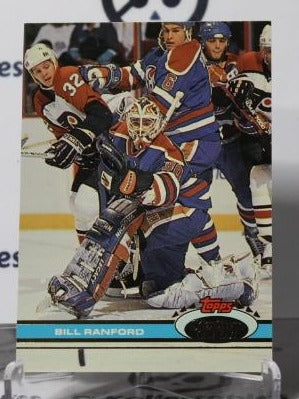 BILL RANFORD # 249 TOPPS STADIUM CLUB 1991-92 HOCKEY NHL GOALTENDER EDMONTON OILERS CARD