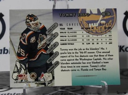 TOMMY SALO # 33 DONRUSS 1997-98 HOCKEY NHL GOALTENDER NEW YORK ISLANDERS CARD