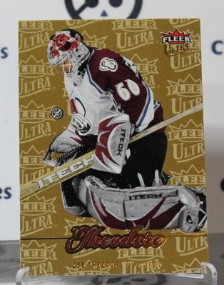 JOSE THEODORE # 147 FLEER ULTRA 2007-08 HOCKEY NHL GOALTENDER COLORADO AVALANCHE CARD