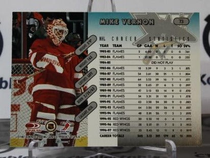 MIKE VERNON # 73 DONRUSS 1997-98 HOCKEY NHL GOALTENDER CALGARY FLAMES CARD