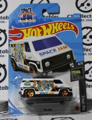 HOT WHEELS MATTEL SPACE JAM A NEW LEGACY 4/5 LEBRON JAMES 70s VAN 198/250 HW SPACE 2020