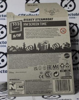HOT WHEELS MATTEL MICKEY MOUSE 9/10 DISNEY STEAMBOAT 193/250 HW SCREEN TIME 2020