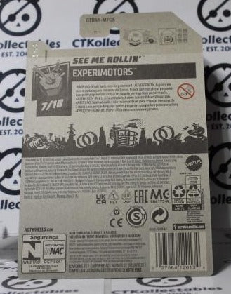 HOT WHEELS MATTEL SEE ME ROLLIN 7/10 EXPERIMOTORS 81/250 LONG CARD 2020