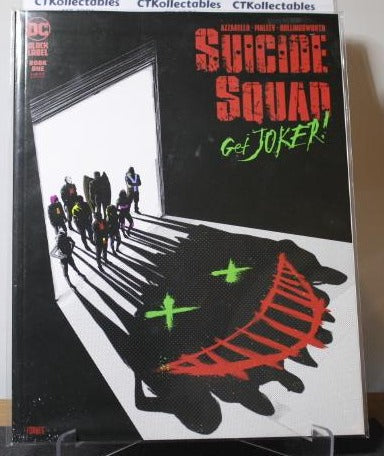 SUICIDE SQUAD GET JOKER # 1 VARIANT BLACK LABEL OVERSIZE NM DC UNIVERSE COMIC BOOK 2021