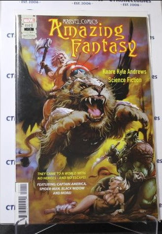 AMAZING FANTASY # 1 KAARE KYLE ANDREWS VARIANT MARVEL COMIC BOOK 2021