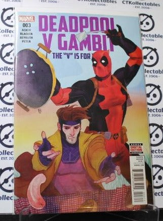 DEADPOOL V GAMBIT # 003 MARVEL COMIC BOOK MATURE READERS 2016