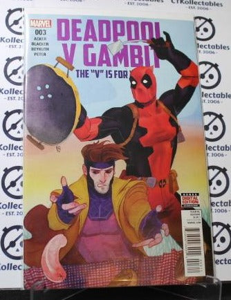 DEADPOOL V GAMBIT # 003 MARVEL COMIC BOOK MATURE READERS 2016