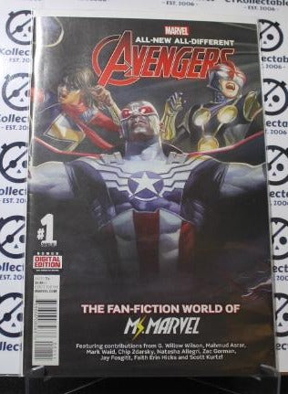 ALL-NEW ALL DIFFERENT AVENGERS ANNUAL # 1 MS.MARVEL MARVEL COMIC BOOK 2016