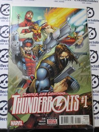 THUNDERBOLTS # 1 JUSTICE LIKE LIGHTNING WINTER SOLDIER MARVEL COMIC BOOK 2016