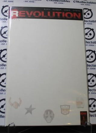 REVOLUTION # 1 TRANSFORMERS , ROM , G I JOE , MASK BLANK VARIANT NM / VF IDW COMICS COMIC BOOK 2016