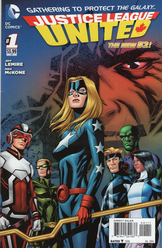 JUSTICE LEAGUE AMERICA UNITED # 1 DIRECT SALES DC COMIC BOOK 2014